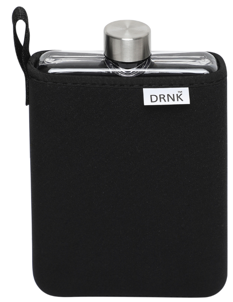 Tritan slim water bottle with Black sleeve (500 ml)