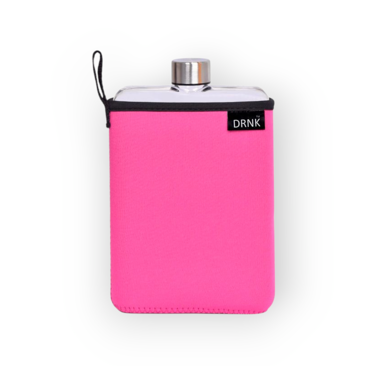 Tritan slim water bottle with Fuchsia sleeve (500 ml)