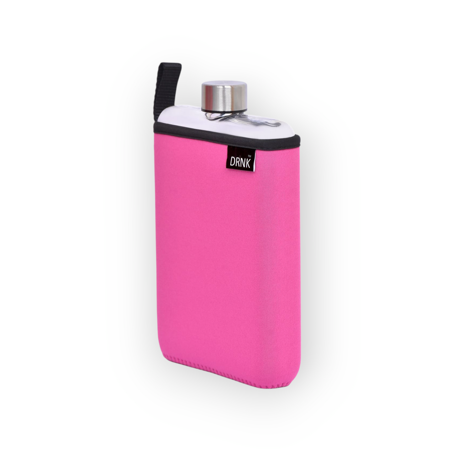 Tritan slim water bottle with Fuchsia sleeve (500 ml)