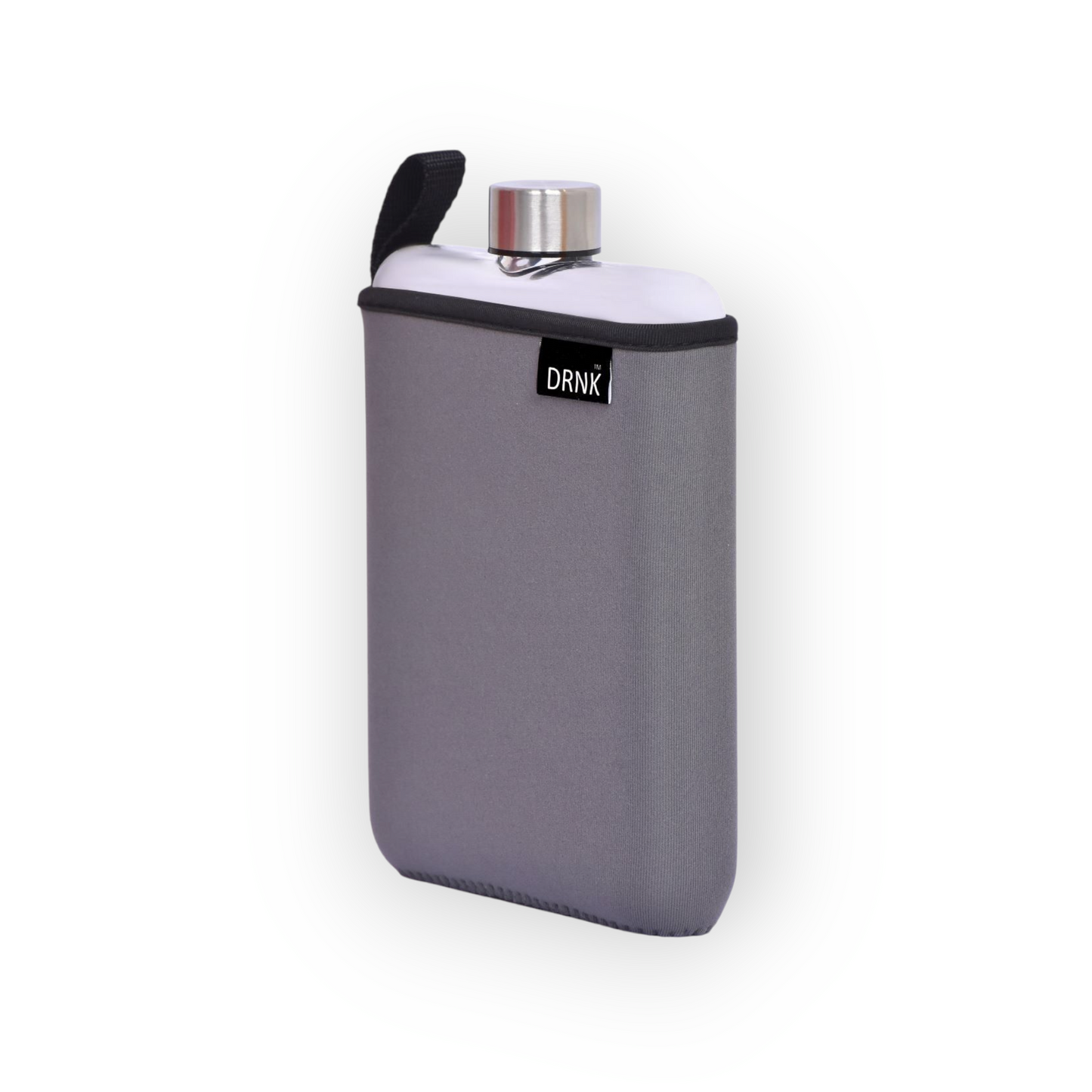 Tritan slim water bottle with Slate Grey sleeve (500 ml)