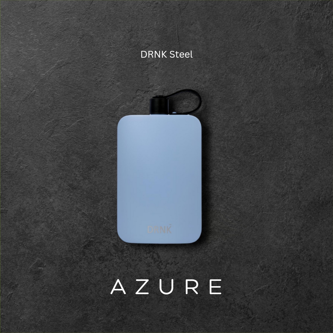 Stainless Steel slim water bottle - Azure (500 ml)