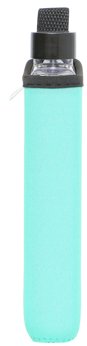 Tritan slim water bottle with Tiffany Blue sleeve (500 ml)