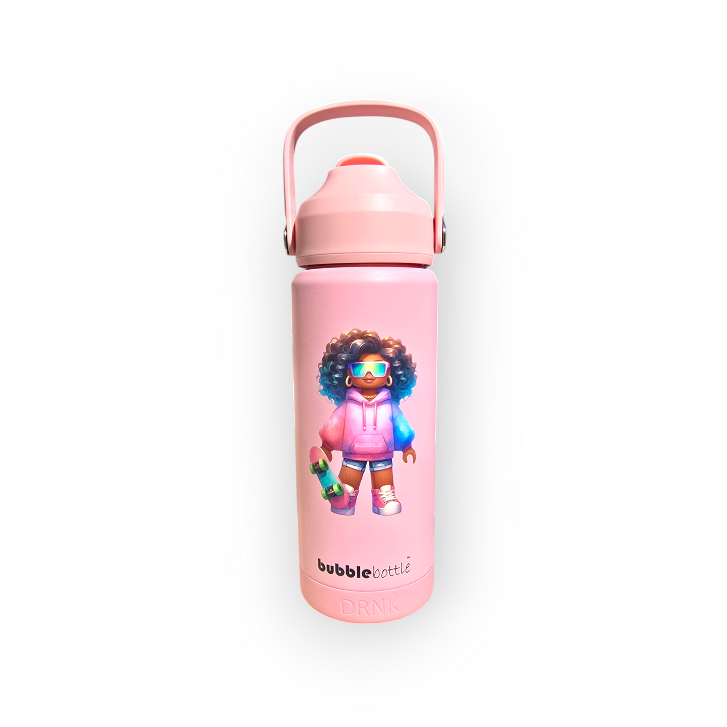 Bubblebottle Neon - Insulated Steel kids water bottle (550 ml)