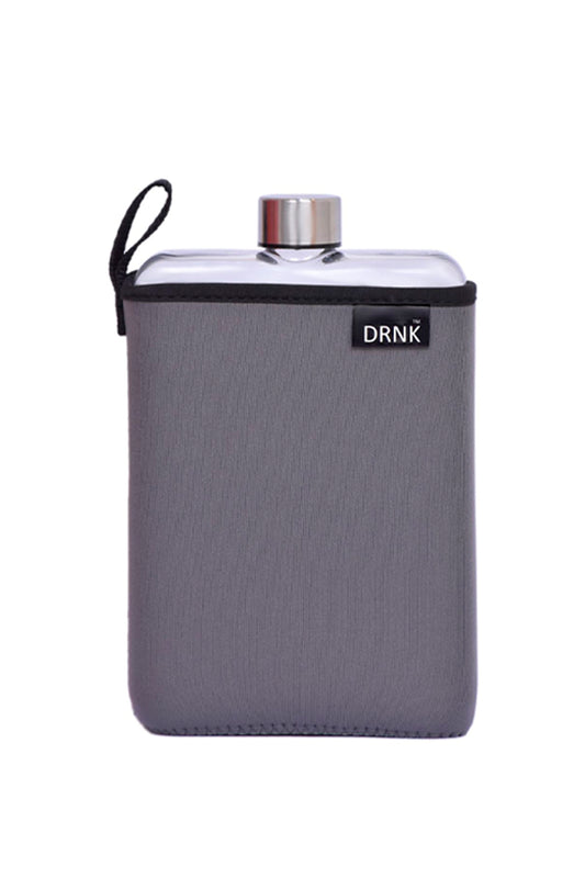 Tritan slim water bottle with Slate Grey sleeve  (500 ml)