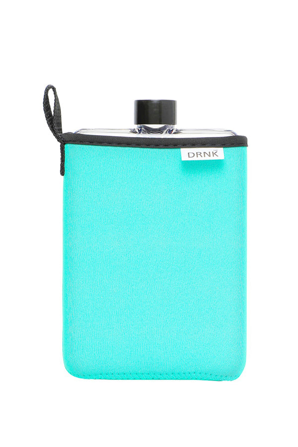 Tritan slim water bottle with Tiffany Blue sleeve (500 ml)