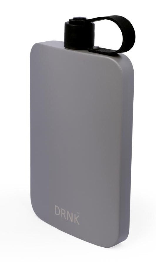 Stainless Steel slim water bottle - Gunmetal Grey (500 ml)