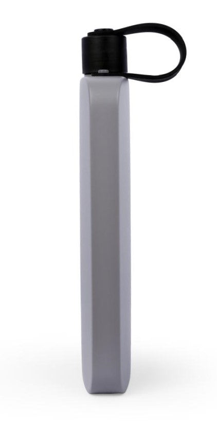 Stainless Steel slim water bottle - Gunmetal Grey (500 ml)