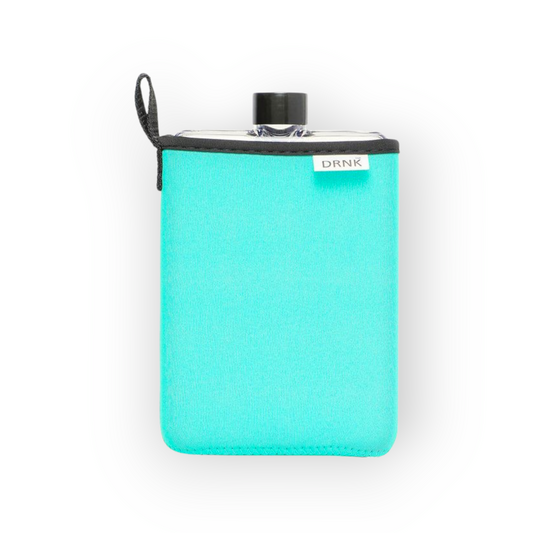 Tritan slim water bottle with Tiffany Blue sleeve (500 ml)