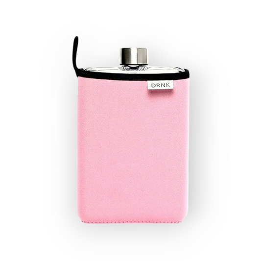 Tritan slim water bottle with Pink sleeve (500 ml)