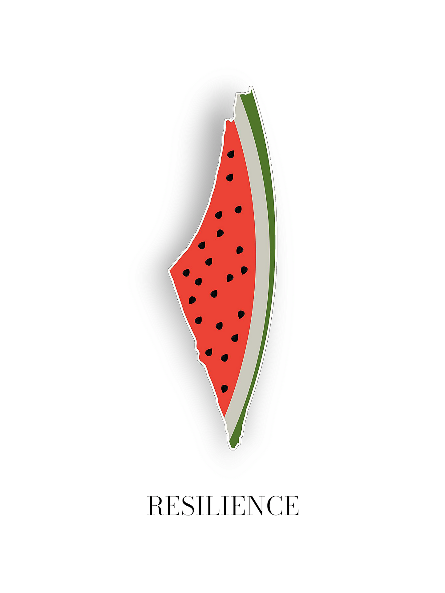 Palestine Series - Limited Edition Tritan slim water bottle - Watermelon (500ml)